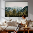 Mountain Forest Wall Art Canvas Print, Alpine Landscape by MyGreatCanvas | Canvas Wall Art Prints | Photo Prints & Wall Decor