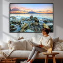 Mayon Volcano Seascape Wall Art Canvas Print, Tropical Ocean by MyGreatCanvas | Canvas Wall Art Prints | Photo Prints & Wall Decor