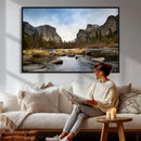 Yosemite Valley Mountain Landscape Wall Art Canvas Print, by MyGreatCanvas | Canvas Wall Art Prints | Photo Prints & Wall Decor