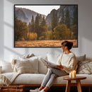 Yosemite Valley Autumn Forest Landscape Wall Art Canvas by MyGreatCanvas | Canvas Wall Art Prints | Photo Prints & Wall Decor
