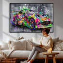 Graffiti Sports Car Street Art Wall Art Canvas Print, by MyGreatCanvas | Canvas Wall Art Prints | Photo Prints & Wall Decor