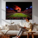 Auburn Stadium Wall Art Canvas Print, College Football Night by MyGreatCanvas | Canvas Wall Art Prints | Photo Prints & Wall Decor