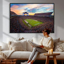 Auburn Stadium Sunset Wall Art Canvas Print, Jordan Hare by MyGreatCanvas | Canvas Wall Art Prints | Photo Prints & Wall Decor