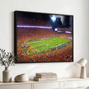 Clemson Football Stadium Wall Art Canvas Print, College