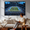 Detroit Lions Stadium Wall Art Canvas Print, Football Field by MyGreatCanvas | Canvas Wall Art Prints | Photo Prints & Wall Decor