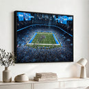 Detroit Lions Stadium Wall Art Canvas Print, Football Field