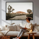Joshua Tree Desert Wall Art Canvas Print, Minimal by MyGreatCanvas | Canvas Wall Art Prints | Photo Prints & Wall Decor