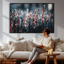 Winter Heather Wall Art Canvas Print, Frosted Floral Nature by MyGreatCanvas | Canvas Wall Art Prints | Photo Prints & Wall Decor