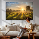Sheep Wall Art Canvas Print – Rural Farm Animal Artwork by MyGreatCanvas | Canvas Wall Art Prints | Photo Prints & Wall Decor