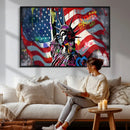 USA Statue of Liberty Graffiti Street Art Wall Art Canvas by MyGreatCanvas | Canvas Wall Art Prints | Photo Prints & Wall Decor