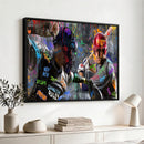 Graffiti Baseball Player Street Art Wall Art Canvas Print