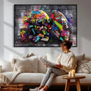 Graffiti American Football Helmet Street Art Wall Art Canvas by MyGreatCanvas | Canvas Wall Art Prints | Photo Prints & Wall Decor