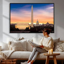 Washington DC Skyline Wall Art Canvas Print – Lincoln by MyGreatCanvas | Canvas Wall Art Prints | Photo Prints & Wall Decor
