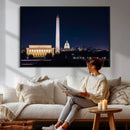 Washington White House Skyline Wall Art Canvas Print – by MyGreatCanvas | Canvas Wall Art Prints | Photo Prints & Wall Decor