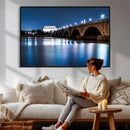 Washington DC Wall Art Canvas Print – Lincoln Memorial Night by MyGreatCanvas | Canvas Wall Art Prints | Photo Prints & Wall Decor