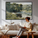 Edward Mitchell Bannister Streamside Wall Art Canvas Print by MyGreatCanvas | Canvas Wall Art Prints | Photo Prints & Wall Decor