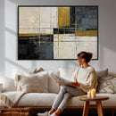 Abstract Gold and Black Wall Art Canvas Print – Modern by MyGreatCanvas | Canvas Wall Art Prints | Photo Prints & Wall Decor