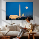 Washington DC Skyline Wall Art Canvas Print – Lincoln by MyGreatCanvas | Canvas Wall Art Prints | Photo Prints & Wall Decor