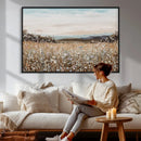 Neutral Wildflower Field Canvas Wall Art — Beige Earth Tone by MyGreatCanvas | Canvas Wall Art Prints | Photo Prints & Wall Decor