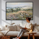 Katie Staples Hillside Canvas Wall Art — Coastal Wildflower by MyGreatCanvas | Canvas Wall Art Prints | Photo Prints & Wall Decor