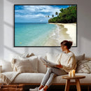 Puerto Rico Beach Paradise Wall Art – Tropical Coastal Print by MyGreatCanvas | Canvas Wall Art Prints | Photo Prints & Wall Decor