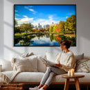 Charlotte Skyline Canvas Wall Art Print – North Carolina Cityscape Photography Print by MyGreatCanvas | Canvas Wall Art Prints | Photo Prints & Wall Decor