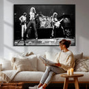 Led Zeppelin Live Concert Canvas Wall Art, Classic Rock Band Photography Print, Vintage Music Stage Performance Artwork by MyGreatCanvas | Canvas Wall Art Prints | Photo Prints & Wall Decor