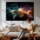 World Map and Global Flight Routes Map Canvas Wall Art, Worldwide Aviation Network Print, International Air Travel Wall Decor by MyGreatCanvas | Canvas Wall Art Prints | Photo Prints & Wall Decor