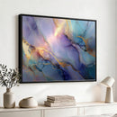 Colorful Abstract Canvas Wall Art Print, Vibrant Popup Color Art Print