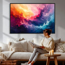 Colorful Abstract Canvas Wall Art Print, Vibrant Popup Color Art Print by MyGreatCanvas | Canvas Wall Art Prints | Photo Prints & Wall Decor