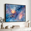 Colorful Abstract Canvas Wall Art Print, Vibrant Popup Color Art Print