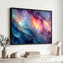 Colorful Abstract Canvas Wall Art Print, Vibrant Popup Color Art Print