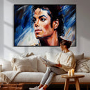 Abstract Michael Jackson Photo Wall Art Canvas Print by MyGreatCanvas | Canvas Wall Art Prints | Photo Prints & Wall Decor
