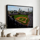 Chicago Cubs Baseball Team Print - Wrigley Field Stadium