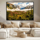 Half Dome Yosemite Canvas Wall Art – Majestic Triptych
