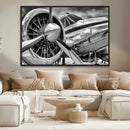 Vintage Antique Airplane Wall Art Canvas Print by MyGreatCanvas | Canvas Wall Art Prints | Photo Prints & Wall Decor