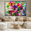 Oil Flower Abstract Canvas Print by MyGreatCanvas | Canvas Wall Art Prints | Photo Prints & Wall Decor