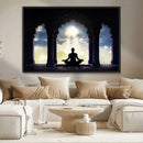 Women and Yoga Wall Art Canvas Print