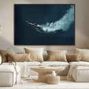 Swimmer Wall Art Canvas Print