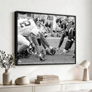 American Football Player Wall Art Canvas Print