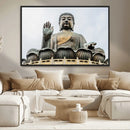 Buddha Statue Wall Art Canvas Print