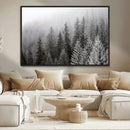 Big Foggy Forest and Misty Trees Forest Wall Art Canvas by MyGreatCanvas | Canvas Wall Art Prints | Photo Prints & Wall Decor