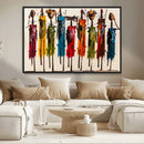 Abstract African Women Wall Art Canvas Print by MyGreatCanvas | Canvas Wall Art Prints | Photo Prints & Wall Decor