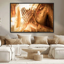 Buddha Statue Hands Wall Art Canvas Print by MyGreatCanvas | Canvas Wall Art Prints | Photo Prints & Wall Decor