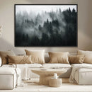 Foggy Forest Wall Art Canvas Print | 3 Panel Large Misty by MyGreatCanvas | Canvas Wall Art Prints | Photo Prints & Wall Decor