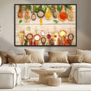 Kitchen Spice on the Table Wall Art, Kitchen Spice Wall Art by MyGreatCanvas | Canvas Wall Art Prints | Photo Prints & Wall Decor