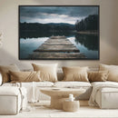 Wooden Bridge Near Lake Wall Art Canvas Print by MyGreatCanvas | Canvas Wall Art Prints | Photo Prints & Wall Decor