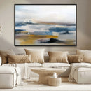 Abstract Landscape Wall Art Canvas | 3 Panel Modern Blue, by MyGreatCanvas | Canvas Wall Art Prints | Photo Prints & Wall Decor