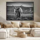 Fluffy Cattle Wall Art Print, Highland Cow Canvas, Framed by MyGreatCanvas | Canvas Wall Art Prints | Photo Prints & Wall Decor