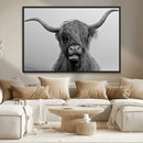 Texas Cow Wall Art Canvas, Texas Longhorn Cattle Canvas by MyGreatCanvas | Canvas Wall Art Prints | Photo Prints & Wall Decor